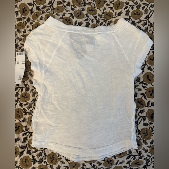 NWT Urban Outfitters BDG Morgan Slub Notch Neck Tee - Picture 4 of 7